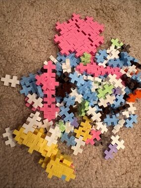Plus Plus blocks Pastel pieces multi colored building bricks